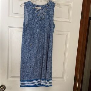 Blue Sleeveless Dress